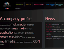 Tablet Screenshot of mediawork.cz